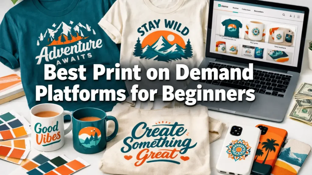 Best Print on Demand Platforms for Beginners