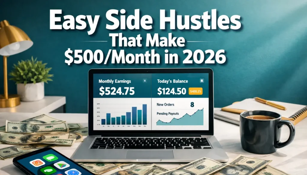 Easy Side Hustles That Make $500Month