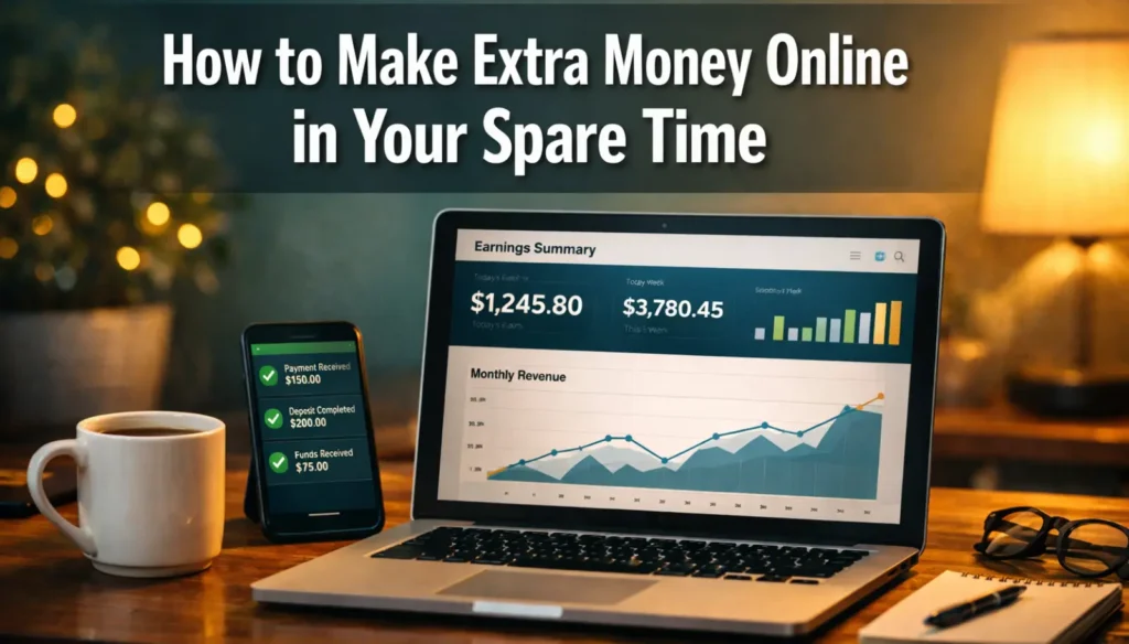 How to Make Extra Money Online in Your Spare Time
