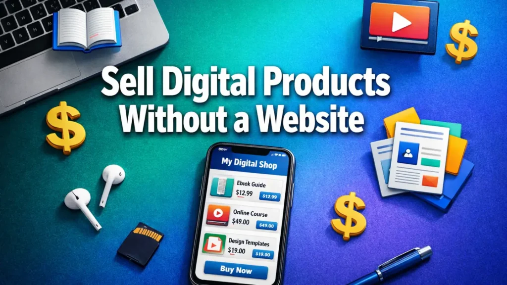 How to Sell Digital Products Without a Website