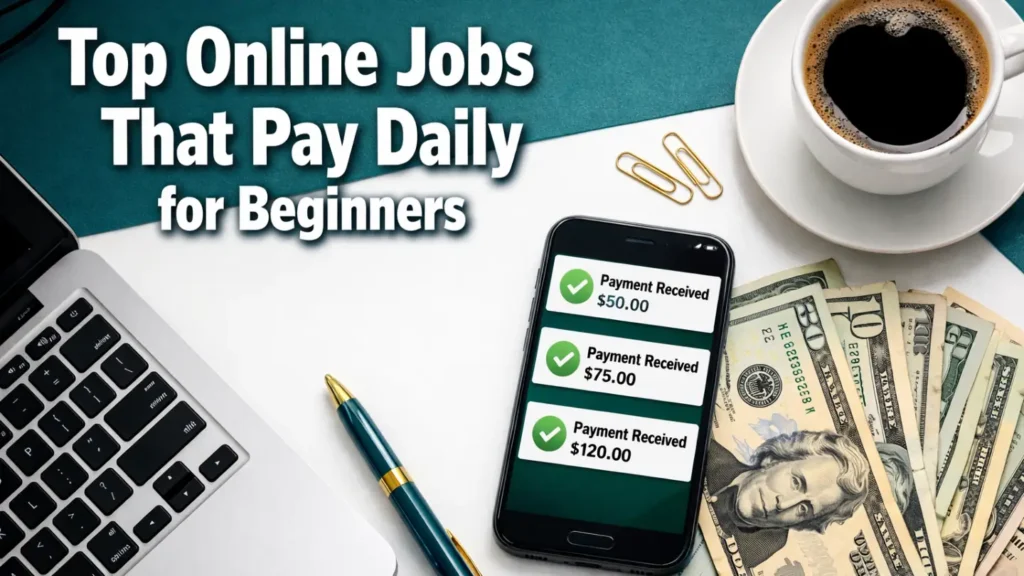 Top Online Jobs That Pay Daily for Beginners