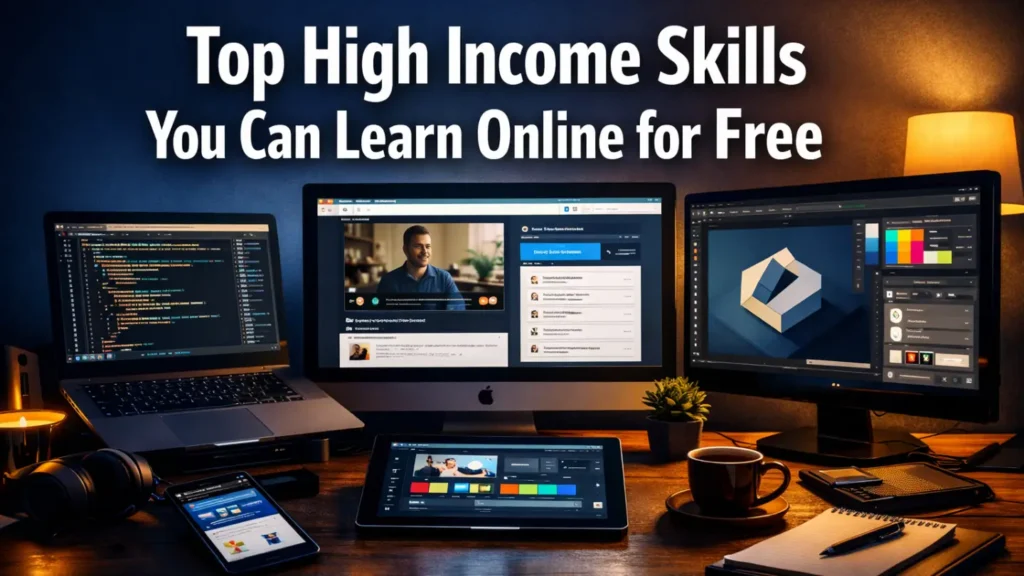 Top High Income Skills You Can Learn Online for Free